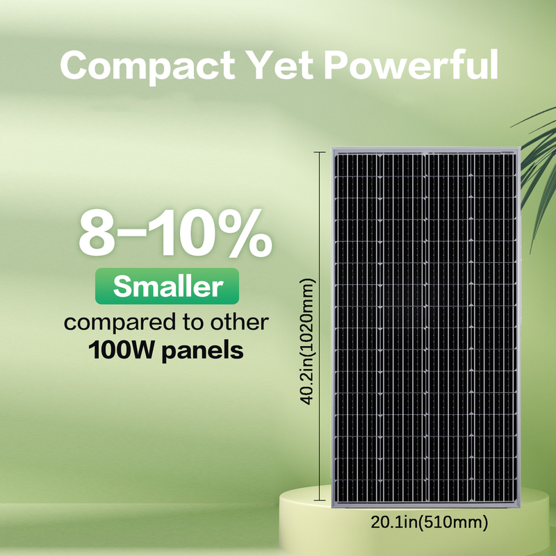 12v Solar Panel 120w Mono Off Grid Power For Rv Campervan Boat Caravan Motorhome