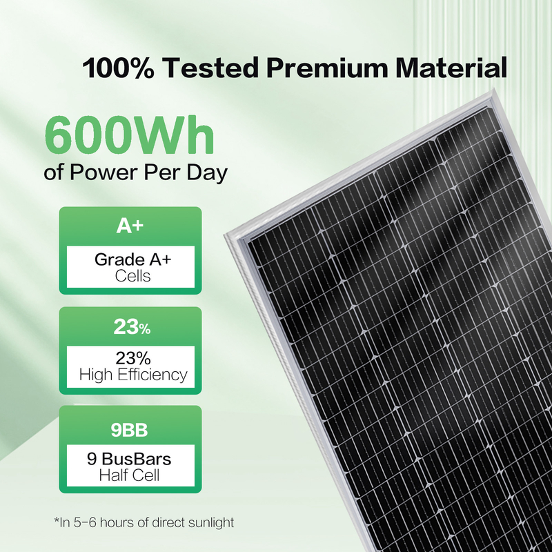 12v Solar Panel 120w Mono Off Grid Power For Rv Campervan Boat Caravan Motorhome