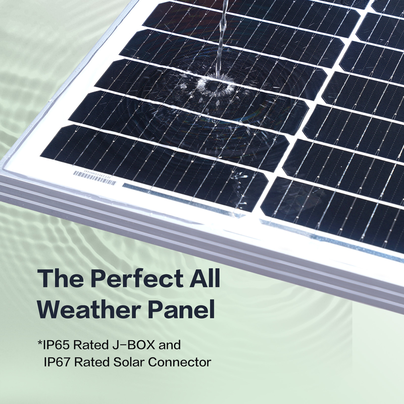 12v Solar Panel 120w Mono Off Grid Power For Rv Campervan Boat Caravan Motorhome