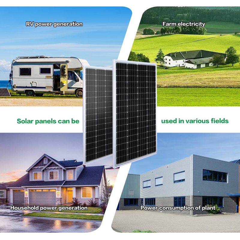 12v Solar Panel 120w Mono Off Grid Power For Rv Campervan Boat Caravan Motorhome