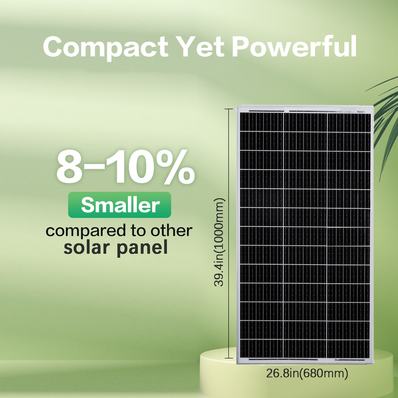 150w Solar Panel 12v Mono Off Grid Power For Rv Campervan Boat Caravan Motorhome