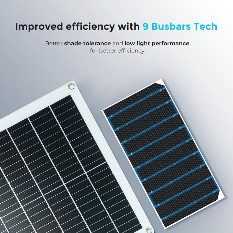 170w 200w Flexible Solar Panel 12v For Caravan Rv Boat Camper Van Marine Shed Uk