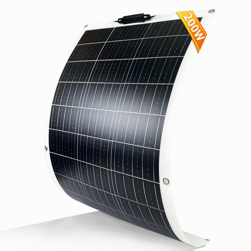 200w Flexible Solar Panel 12v Mono Battery For Caravan Rv Boat Camper Van Shed